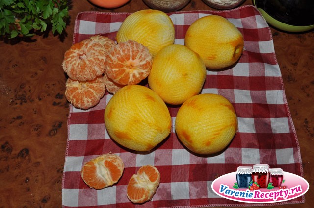 Апельсиновое варенье с мандаринами